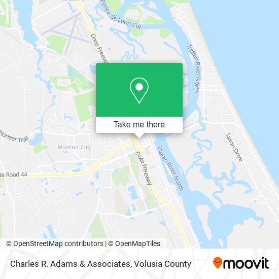 Charles R. Adams & Associates map