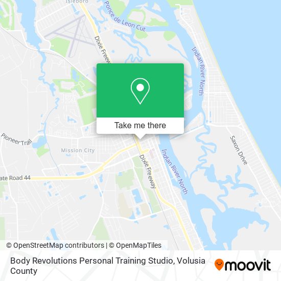 Mapa de Body Revolutions Personal Training Studio