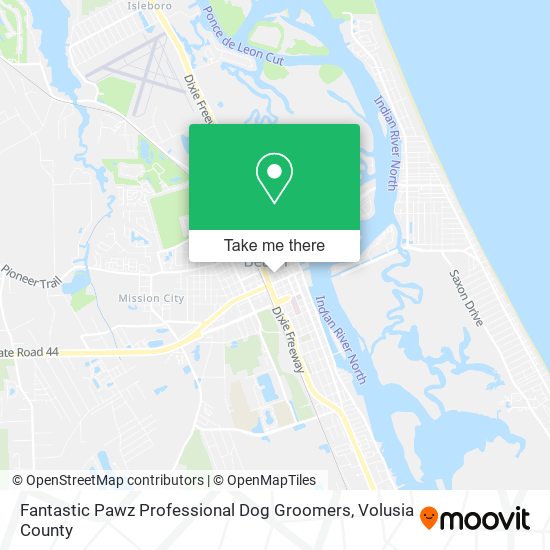 Mapa de Fantastic Pawz Professional Dog Groomers