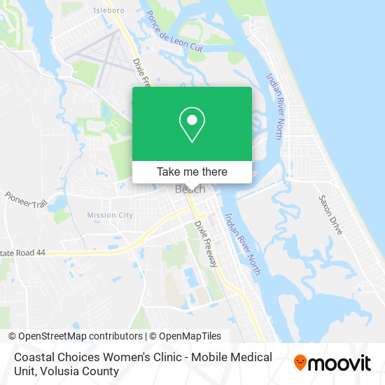 Mapa de Coastal Choices Women's Clinic - Mobile Medical Unit