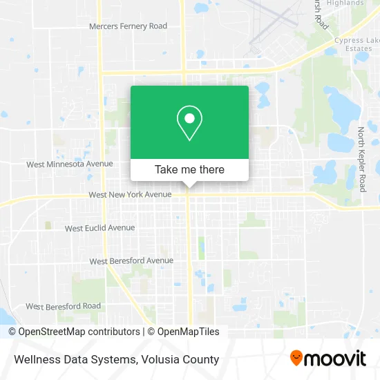 Wellness Data Systems map