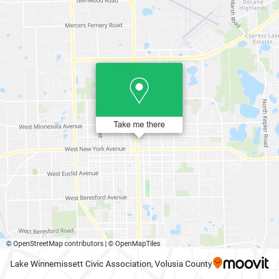 Mapa de Lake Winnemissett Civic Association