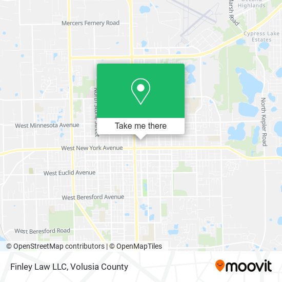 Finley Law LLC map