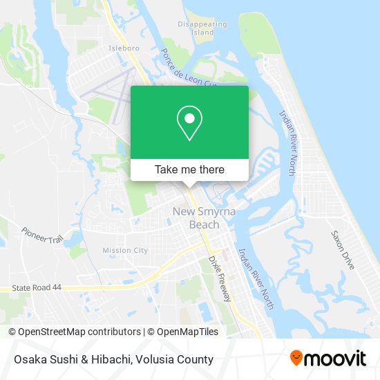 Osaka Sushi & Hibachi map