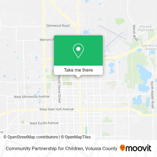 Community Partnership for Children map
