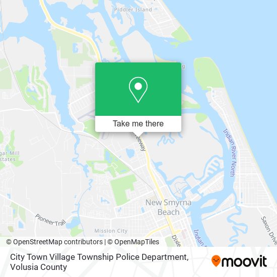 Mapa de City Town Village Township Police Department