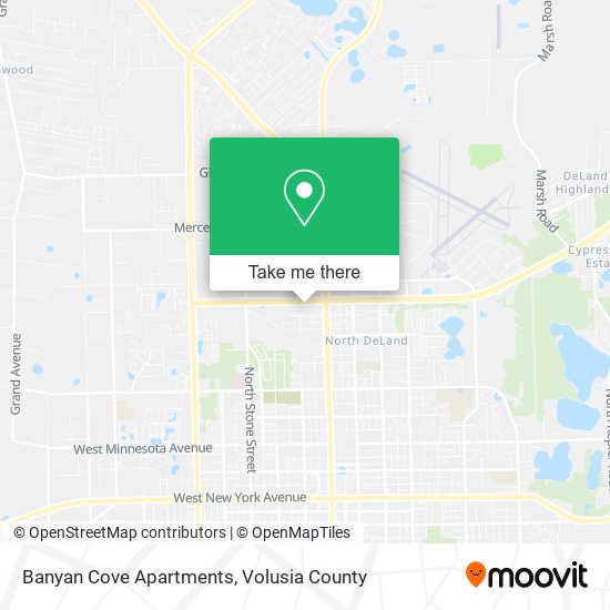 Mapa de Banyan Cove Apartments