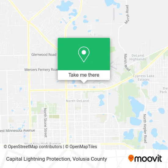 Capital Lightning Protection map