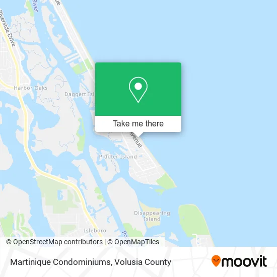 Martinique Condominiums map