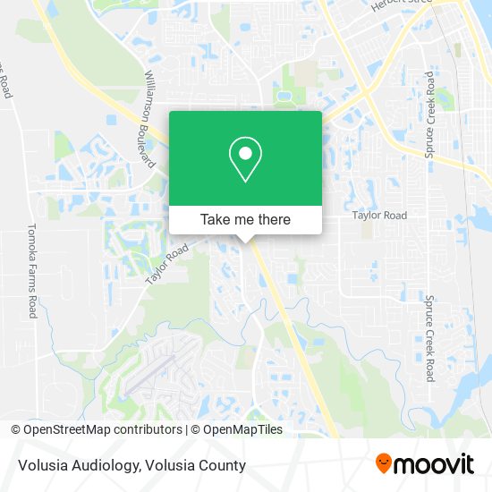 Volusia Audiology map