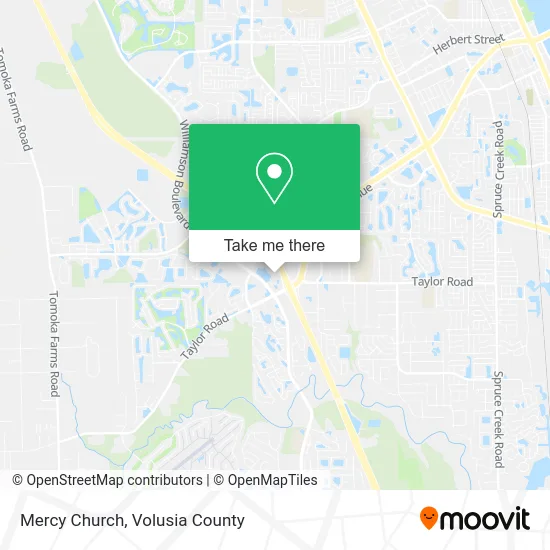 Mercy Church map