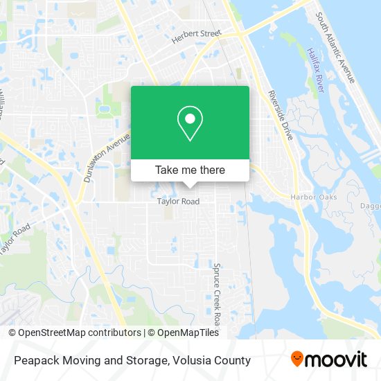 Mapa de Peapack Moving and Storage