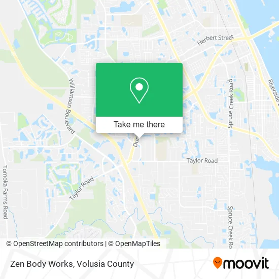 Zen Body Works map