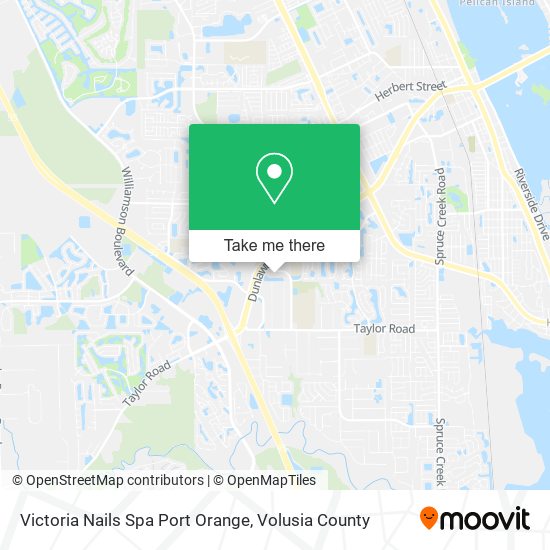 Victoria Nails Spa Port Orange map