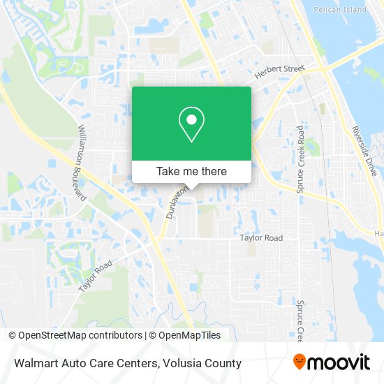 Walmart Auto Care Centers map