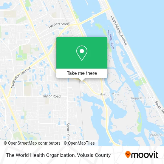 The World Health Organization map