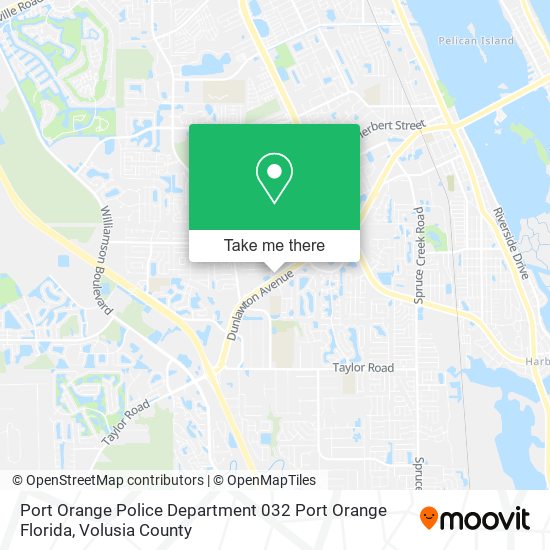 Port Orange Police Department 032 Port Orange Florida map