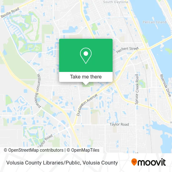 Volusia County Libraries / Public map