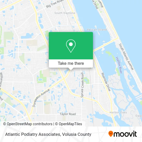 Atlantic Podiatry Associates map