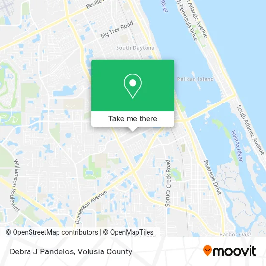 Debra J Pandelos map