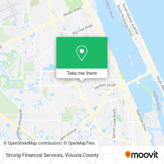 Strong Financial Services map