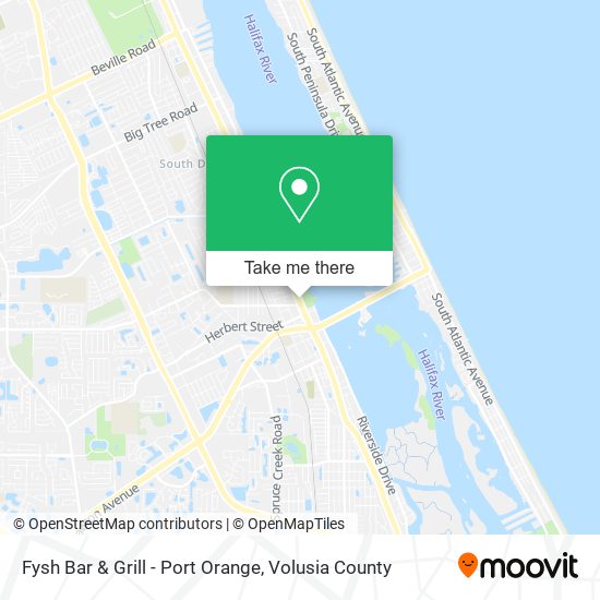 Mapa de Fysh Bar & Grill - Port Orange