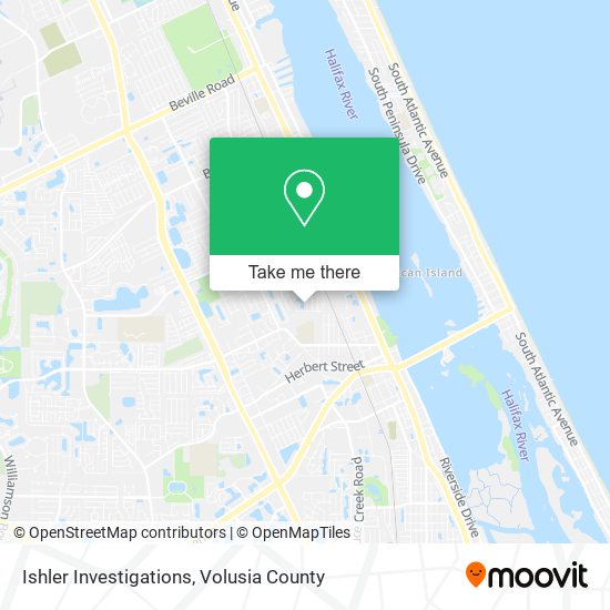 Ishler Investigations map