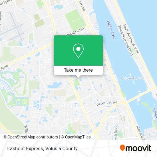 Trashout Express map