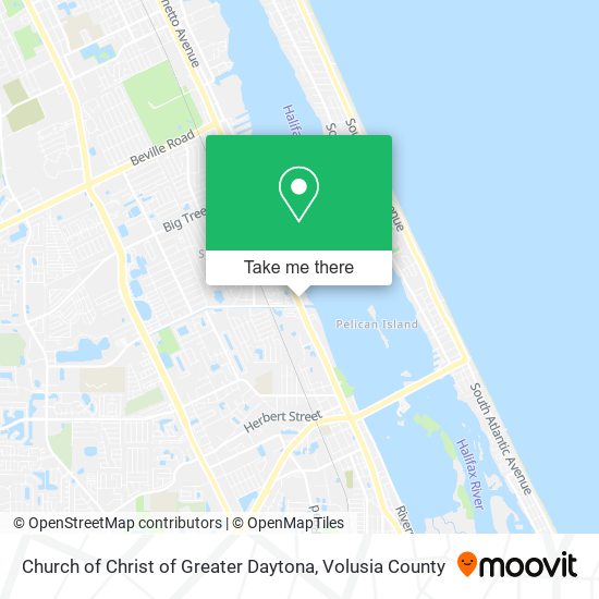 Church of Christ of Greater Daytona map