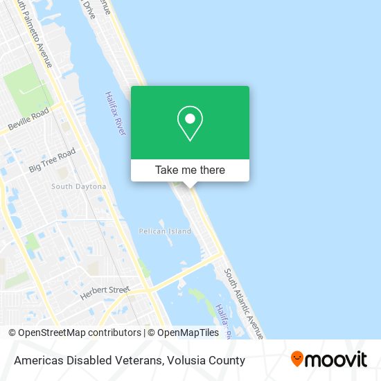 Americas Disabled Veterans map