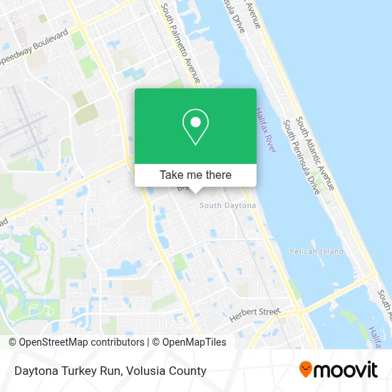 Daytona Turkey Run map