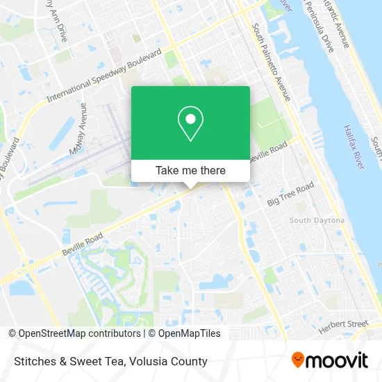 Stitches & Sweet Tea map