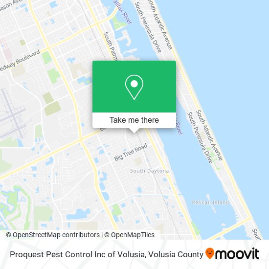 Mapa de Proquest Pest Control Inc of Volusia