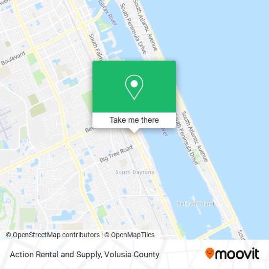 Mapa de Action Rental and Supply