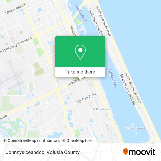 Johnnysiceandco map