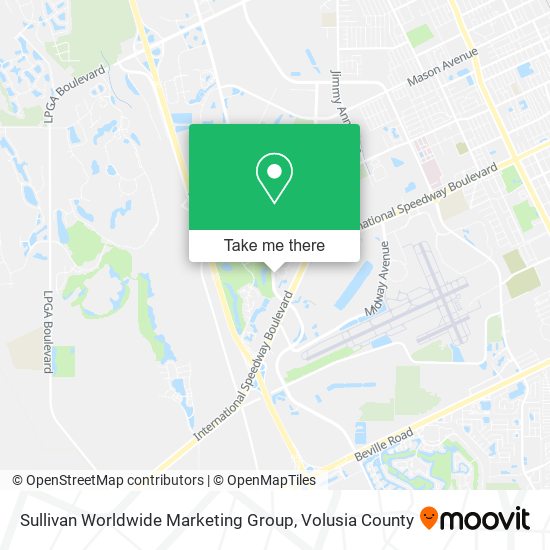 Sullivan Worldwide Marketing Group map