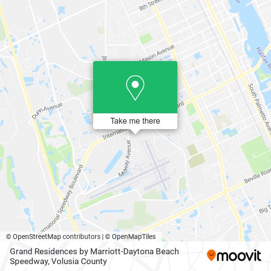 Mapa de Grand Residences by Marriott-Daytona Beach Speedway