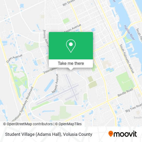 Student Village (Adams Hall) map