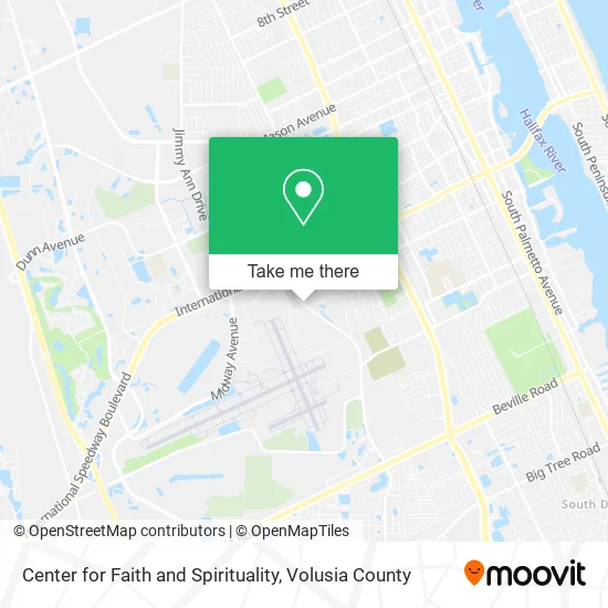 Mapa de Center for Faith and Spirituality