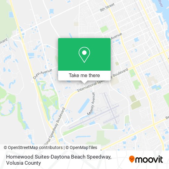 Mapa de Homewood Suites-Daytona Beach Speedway