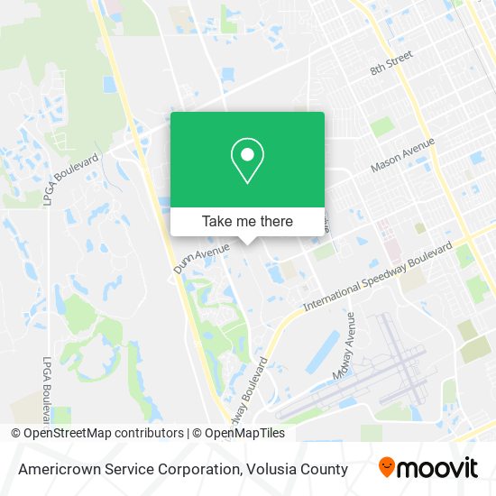 Americrown Service Corporation map
