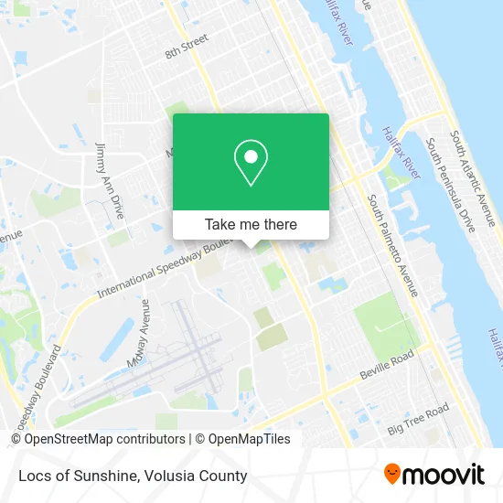 Locs of Sunshine map