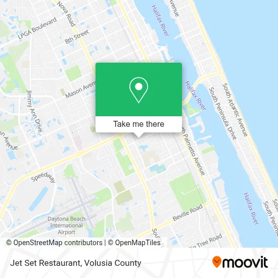Jet Set Restaurant map