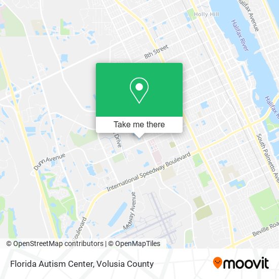 Mapa de Florida Autism Center