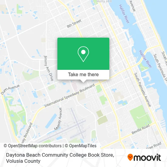 Daytona Beach Community College Book Store map