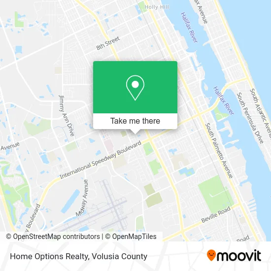 Home Options Realty map