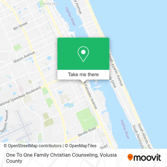 One To One Family Christian Counseling map