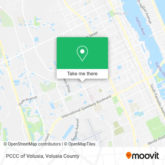 PCCC of Volusia map