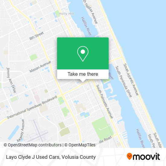 Mapa de Layo Clyde J Used Cars