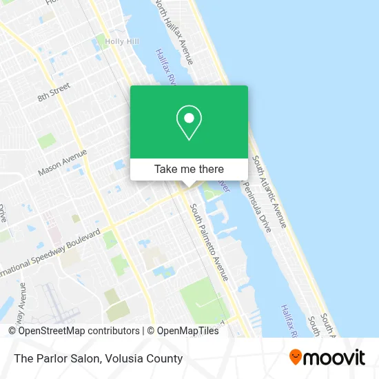 The Parlor Salon map